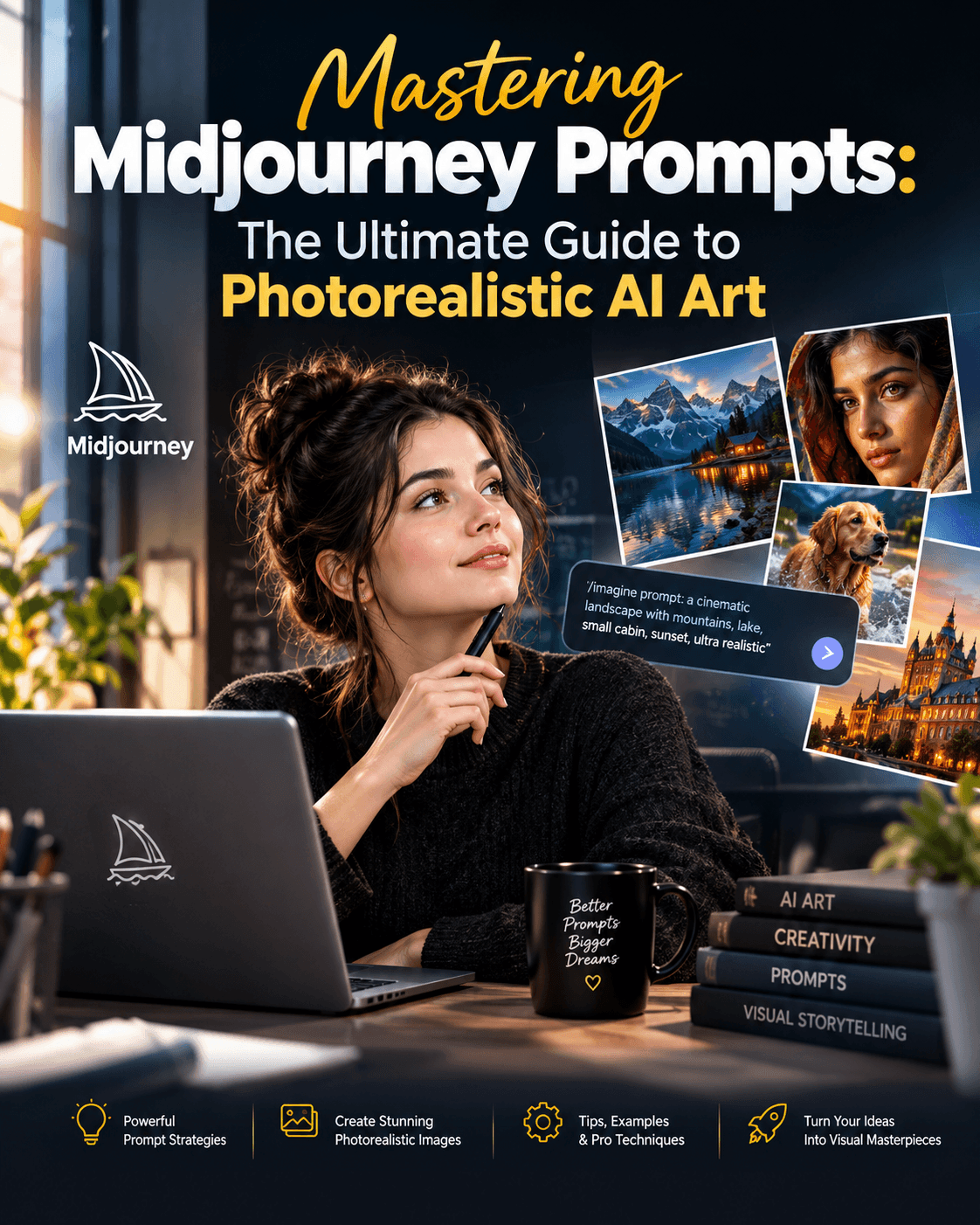 "Mastering Midjourney Prompts: The Ultimate Guide to Photorealistic AI Art"