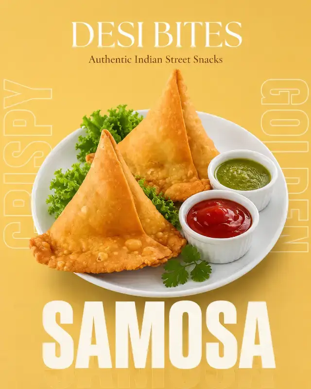 Chowmein Food Ad Poster Template (4:5 Vertical)