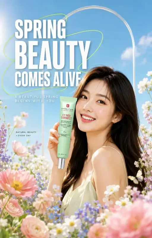 Premium Beauty Poster: Replicate Ad Campaign Style